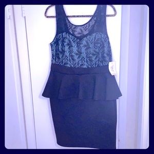 Fashion to figure peplum dress